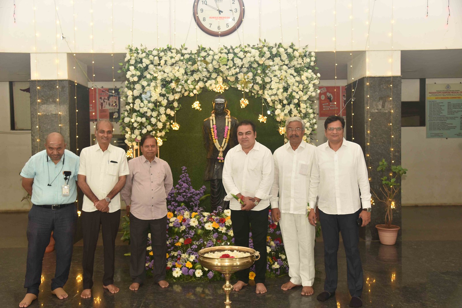 Birthday Celebrations of the Visionary Leader, Philanthropist & Founder President of HKE Society, Late Shri. Mahadevappa Rampure.